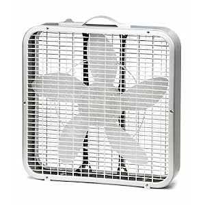 LASKO 3733 BOX FAN 20 3 SPEED BASIC ICE GRAY WHITE