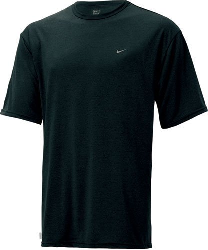 Nike 125101 Dri-Fit Short Sleeve Training Shirt - Black