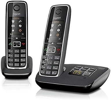 Gigaset C530A DUO TWIN DECT Cordless Phone Answering Machine Black Genuine NEW
