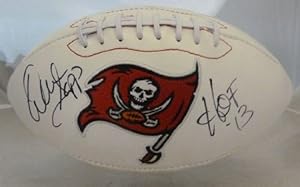 Warren Sapp Autographed Tampa Bay Buccaneers White Logo Football w/HOF 13