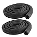 uxcell 2 Pcs Foam Hose 5/8 inches x 3/8 inches Air Conditioner Heat Insulation Pipe Black