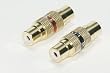 Raptor GRCABF RCA Female to Female Connector - Pair (Gold)