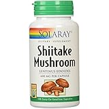 Solaray Shiitake Mushroom Capsules, 600 mg, 100 Count