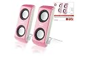 Trust Portable Laptop/Netbook USB Speakers (Pink)