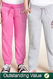 2 Pack Assorted Drawstring Joggers