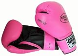 Boxing Gloves Shine Pink for ladies Art leather by Greenhill 6 oz (6 oz)
