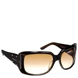 Jimmy Choo - JIMMY CHOO JANE 0NLU ID BROWN STRIATED BROWN GRADIENT PLASTIC SUNGLASSES.