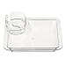 Acrylic Party Pal Plates Set of 4 - Clear