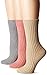 Muk Luks Women's Waffle Crew Socks 3-Pack