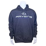 NFL Team Logo Hoodies - Baltimore Ravens (Gray) - Large