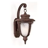 Quoizel Oxford 23 1/2-Inch Large Wall Lantern with Alabaster Glass, Tuscany Finish #OX8390J