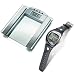 Sanitas SBG 20 + SPM 20 Fitness On-Pack: Glas-Diagnosewaage und Pulsuhr