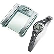 Sanitas SBG 20 + SPM 20 Fitness On-Pack: Glas-Diagnosewaage und Pulsuhr