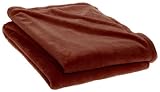 Sharpay Plush Fleece Queen Blanket, Chocolate