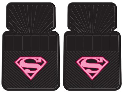  Supergirl Shield DC Comics 2 Pc Front Floor Mats Set