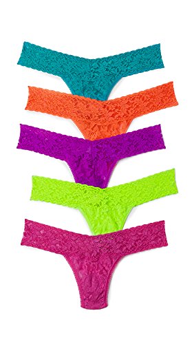 Hanky Panky Women's Signature Lace Low Rise Thong 5 Pack