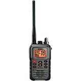 Uniden - MHS 550 Hand-Held Marine Radio - VHF - 10 Weather / 16/9/Tri Instant - 1W, 5W