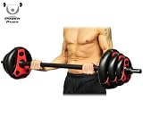 K-Grip. Aerobic Langhantel-Set Pump your muscle Hantel / 1 x Langhantelstange inkl. ABS-Klappverschl�ssen, 2x1.25, 2x2.5 und 2x5 Kg Hantelscheiben