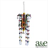 Mobile of Ropes and a Bell Bird Toy