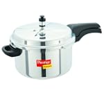 Prestige Deluxe Stainless Steel Pressure Cooker, 6.5 Liters