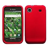 Red Silicone Case / Skin / Cover for Samsung Vibrant T959 / T959V Galaxy S  ....