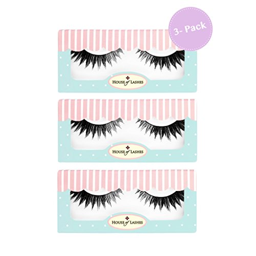 House of Lashes | Feline 3 Combo Pack | | Premium Quality False Eyelashes for a Great Value| Cruelty Free | Eco Friendly