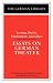 Book Essays on German Theater (German Library)