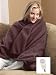 Sunbeam Fleece Throw Royal Cuddle Up Electric Heated Warming Heating Blanket, Dark Brown
