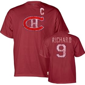 Maurice Richard Old Time Hockey NHL Alumni Montreal Canadiens T-Shirt
