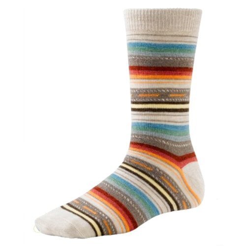 41gabh4842L. SL500  Smartwool Womens Margarita Crew Socks Natural Heather size