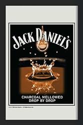 Jack Daniels - Bar Mirror (Charcoal Mellowed) (Size: 9'' x 12'')