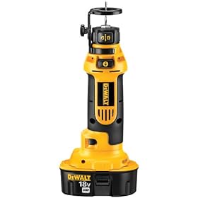 DEWALT DC550KA  18-Volt NiCd Cordless Spiral-Saw with 1/8-Inch and 1/4-Inch Collets