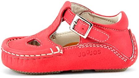 Joojos Toddler Girls Ergonomic Sandal with Soft Rubber Soles in Coral (EU 22 / 6 US Toddler)