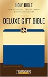 Deluxe Gift Bible With the Apocrypha: New Revised Standard Version, Cream on Blue (Hendrickson Bibles)