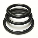 KinkLab Rubber Cock Rings, 3-Pack