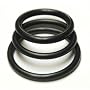 KinkLab Rubber Cock Rings, 3-Pack