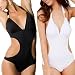 Sexy Monokini NECKHOLDER Push up Badeanzug Bademode * BIKINI LOOK