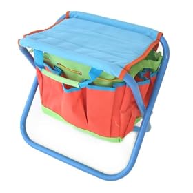 Threesixty Innovation Little Garden Angels Children's Folding Gardening Seat with Tool Storage Bag #CBS061