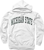 Michigan State Spartans White Arch Hooded Sweatshirt