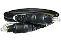 Eforcity Black Molded 12 Foot Digital Optical Audio TosLink Cable for CD, D/A Converters, Dolby Digital DTS Surround sound receivers, DVD, MiniDisk players and recorders, Pro Audio cards