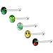 20 Gauge No. 5 Logo Nose Bone Pack