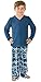 PajamaGram Blue Snowflake Fleece Matching Family Pajama Set