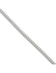 2.4mm, Sterling Silver, Fancy Box Chain, 18 inch