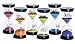 KSM UP Sand Timer 6 Colors Hourglass 1/3/5/10/15/30 Minutes Sandglass Timer Sand Clock for Kids Games Classroom Kitchen Home Office Decoration (Pack of 6)
