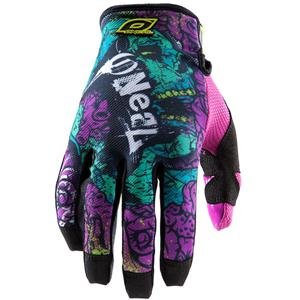 2012 O'NEAL JUMP GLOVES (LARGE) (ZOMBIE BLACK/PURPLE)