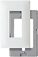 Pass & Seymour SWP26WBPCC10 Screw Less Wall Plate Plastic Sub Plate One Gang, White
