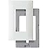 Pass & Seymour SWP26WBPCC10 Screw Less Wall Plate Plastic Sub Plate One Gang, White