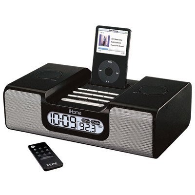 iHome IH8BR Clock Radio for iPod