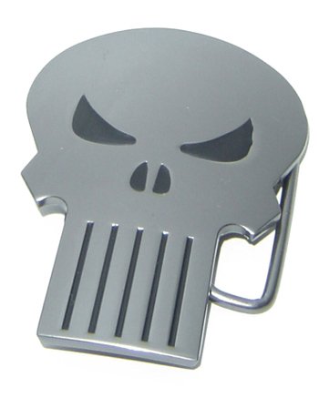  The Punisher Silver Metal Skull Belt Buckle