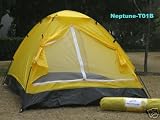 Outdoor Yellow camping tent 2 man Ultralight w bag NIB by NEPTUNE